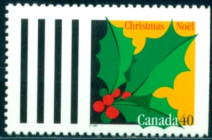 1995 Weihnachten, englische Stechpalme, Ilex aquifolium, Pflanze, Kanada, Mi. 1521, postfrisch - Bild 1 von 1