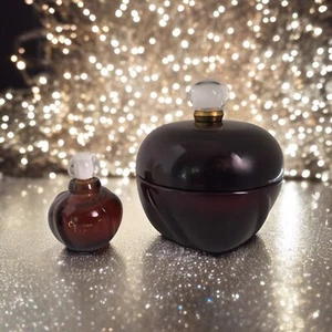 Christian Dior Poison Perfumed Body Creme 1.7oz and Miniature Poison Perfume SET - Picture 1 of 15