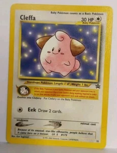 Cleffa Black Star Promo #31 WOTC Pokemon CCG , Single Card  Nintendo - Picture 1 of 4