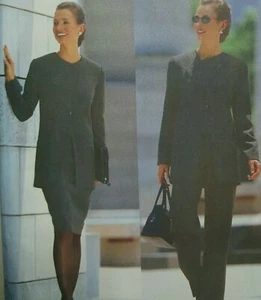 Butterick Uncut taglie forti 18-22 modello 6335 giacca gonna pantaloni Ellen Tracy 1999 - Foto 1 di 6