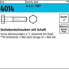Sechskantschraube ISO 4014 m.Schaft M 27 x 260 A 4
