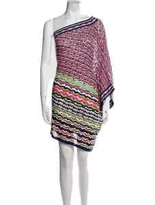 M MISSONI Multicolor Un Hombro Sin Mangas Túnica Cubre S | US4, IT40 - Imagen 1 de 9