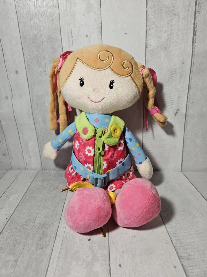 Snuggle Stuffs Sugar Snap Activity Educational Stuffed Doll  15" Busy Doll  - Image 1 of 4