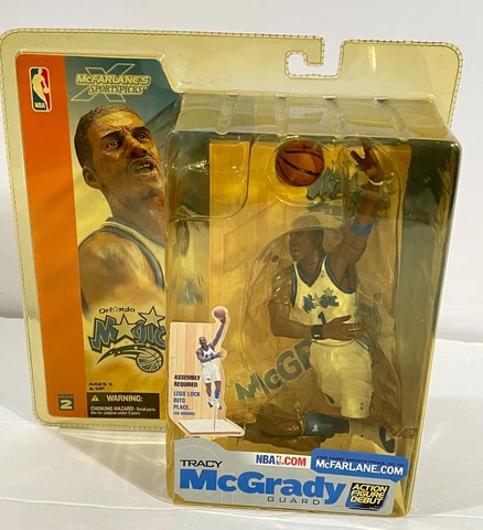 Tracy McGrady 2002 McFarlane NBA Series 2 Debut Action Figure Orlando Magic Cover