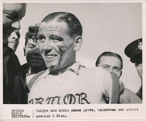 CYCLISME 1937 - Tanneveau Vainqueur à Nice malgré une Chute - PRB 578 - Picture 1 of 2