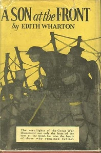 A SON AT THE FRONT by EDITH WHARTON SCRIBNERS 1923 GROSSET DUNLAP DUST JACKET - Imagen 1 de 4