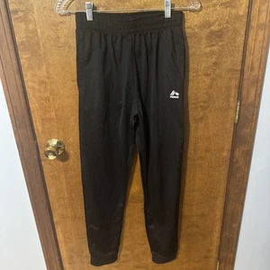Boy's RBX Black Joggers Pants Sweatpants Size 14-16 L Pull On Pockets - Picture 1 of 6