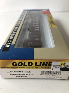 Walthers 932-40253 Milwaukee Road 53’ Thrall Gondola MILW #92425 NOS - Picture 1 of 8