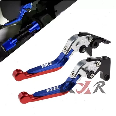 For YAMAHA YBR125 YBR 125 2005-2014 CNC Folding Extendable Brakes Clutch Levers - Image 1 of 4