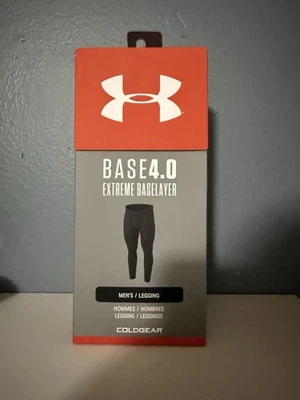 Under Armour ColdGear Base 4.0 Extreme Baselayer Leggings Black Men’s Size M - Image 1 of 4