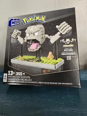MEGA Pokemon Mini Motion Geodude Building Kit with Motion 354pc Brand New - Image 1 of 4