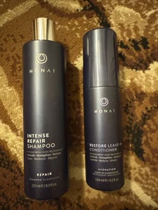 MONAT Intense Repair Shampoo, Restore Leave In Conditioner - SEALED - Picture 1 of 1