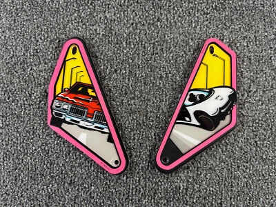 Williams Demolition Man Pinball Playfield Plastic Slingshots NOS PROTOTYPE RARE - Image 1 of 4