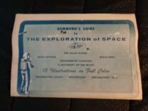 Vintage 1950s Hammond's Guide to the Exploration of Space Great Illustrations!