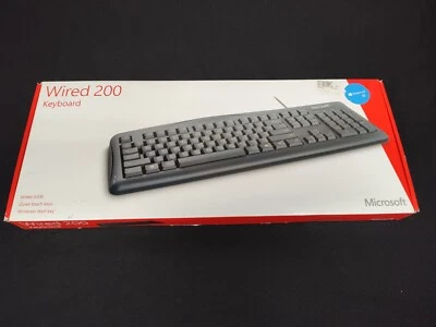 Microsoft USB Wired 200 Keyboard (Model: 1406) - Image 1 of 4