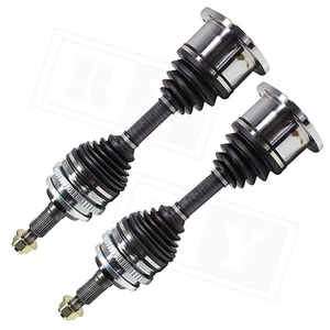 Front Pair CV Axle Shaft for 88-00 Chevy GMC K1500 K2500 K3500 Pickup Yukon 4WD - Picture 1 of 8