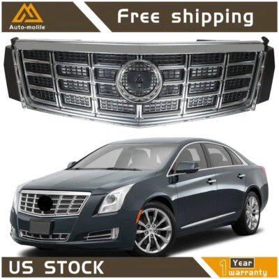 Parachoques delantero para Cadillac XTS 2013 2014 2015 parrilla superior cromada parrilla de reemplazo Foto 1 de 4