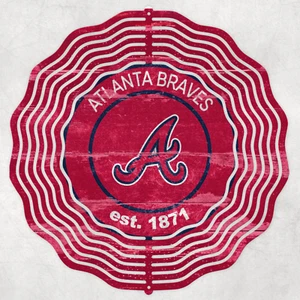Atlanta Braves 10" Wind Spinner - Picture 1 of 1