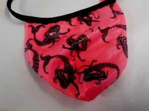 Mens Custom s m L or xl  Nylon Spandex Swimsuit Handmade USA shiny Gstring Coral - Picture 1 of 3