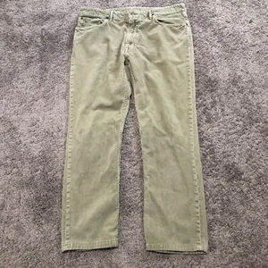 Polo Ralph Lauren Varick Slim 625 Corduroy Pants Men’s Size 38x32 Green Preppy - Picture 1 of 15