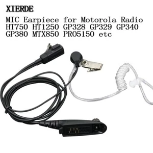 Słuchawki douszne do Motorola GP328 GP338 GP380 PTX760 HT750 Walkie Talkie - Zdjęcie 1 z 7