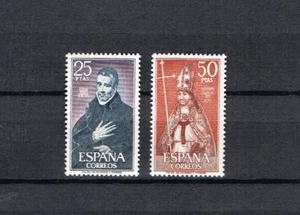 Spain 1970 old set def. stamps/Bishops (Michel 1846/47) nice MNH - Picture 1 of 2