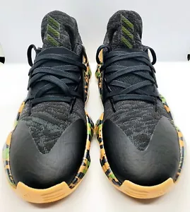 Adidas Basketball James Harden Vol. 4 Black Camo Lifestyle Sneakers Hoops EF1259 - Picture 1 of 12