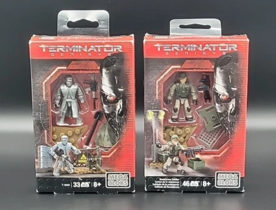 Set of 2 MEGA Bloks Terminator Genisys T-1000 & Resistance Soldier New in box - Image 1 of 4