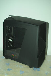 Case PC Gaming Atx Nzxt Noctis 450 Black/Red Led CA-N450W-M1