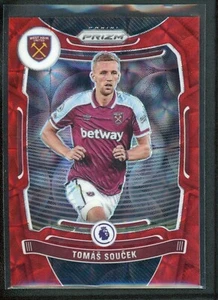 2021-22 TOMAS SOUCEK 08/29 PANINI PRIZM PREMIER LEAGUE CHOICE RED - Picture 1 of 2