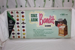 Vintage Cadaco One Arm Bandit Las Vegas Casino Slot Board Game 1963 No. 251 - Picture 1 of 8