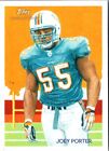 2009 Topps National Chicle Joey Porter C28 Miami Dolphins Football Card