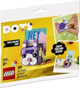 LEGO 30557 DOTS Soporte para fotos Cubo 2021 Tienda Exclusivo Polybag - Imagen 1 de 3