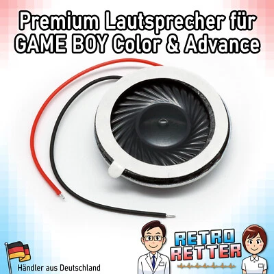 Premium 1W Lautsprecher für GameBoy Color|Advance|GBC|GBA - mit Kabel - Ersatz - Bild 1 von 4
