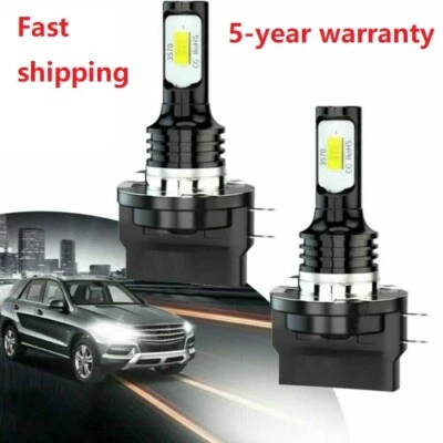 2PCS H11B Ampoules LED Phare Faisceau Bas pour Kia Sportage 2011-2016 Blanc/Or - Photo 1/4