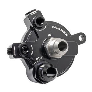 Adaptador de bloque de filtro de aceite TAARKS negro AN10 ""se adapta a Toyota 1JZ / 2JZ"" Supra Soarer - Imagen 1 de 4