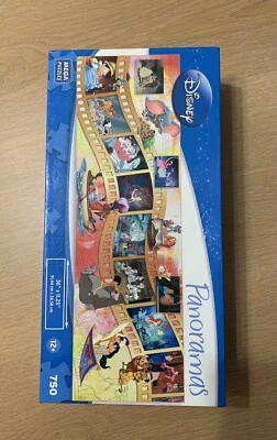Disney Panoramas 750 Pc Puzzle 2011 Movie Moments Mega Collectibles - Image 1 of 4