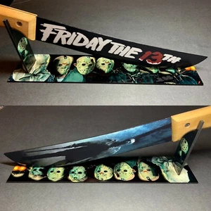 Machete Jason Voorhees Friday the 13th con soporte sublimado - Imagen 1 de 8