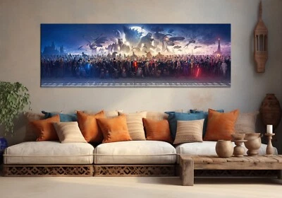 Блокбастер изобразительное искусство, панорама холст печать, 150 фильмов блокбастеров персонажей искусства - Изображение 1 из 4