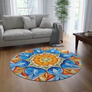 Round Rug or Mandala Wall Hang - Picture 1 of 5