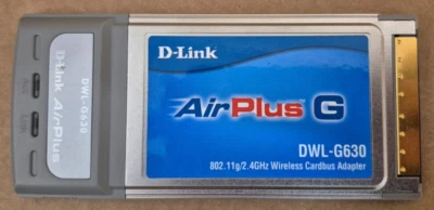 D-Link AirPlus G DWL-G630 Wireless G Notebook adapter wi-fi BDWLG630..A1 - Image 1 of 2