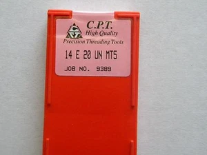 Placas para fresado roscado de C.P.T., 14 E 20 UN MT 5 - Imagen 1 de 2