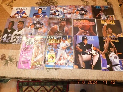 Beckets Basketball , Football and Baseball Magazines - Image 1 of 4