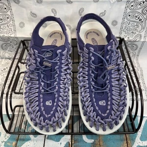 Keen Sandals Uneek Bungee Cord Sporty Slingback 1016898 Purple Fabric Womans 9.5 - Picture 1 of 9