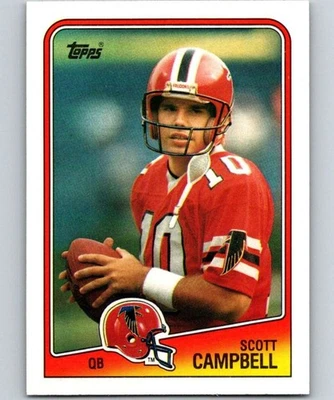 1988 Topps #384 Scott Campbell Atlanta Falcons - Image 1 of 2