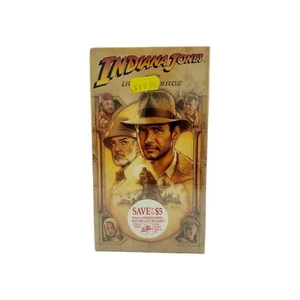 Indiana Jones and the Last Crusade (VHS-1989) Paramount New Sealed In Excellent  - Afbeelding 1 van 24