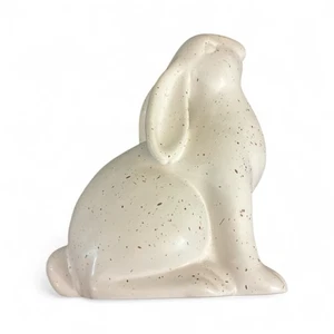 Osterhase Keramik Figur - Joann Stores Bauernhaus Deko - weißer Hase - Bild 1 von 2