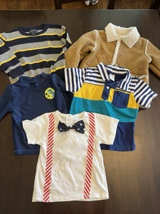 Lot of Boys 18-24m/2/2T Shirts, Swim Shirt, Sweater, Coat: Gymboree, Polo - Picture 1 of 8