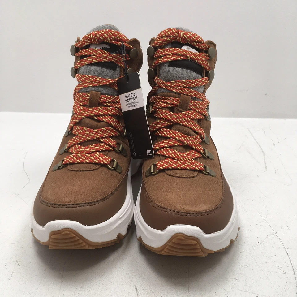 Sorel Kinetic 2028271242 Womens Brown Grey Waterproof Snow Boots Size 7.5