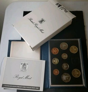 Set monete prova Regno Unito 1989 - Foto 1 di 3